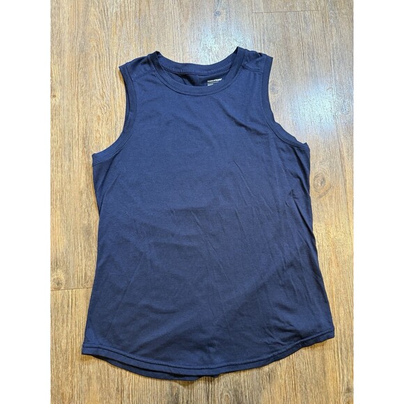 MINISTRY OF SUPPLY Blue Composite Merino Lightweight Sleeveless Shirt SZ Small - Picture 1 of 6